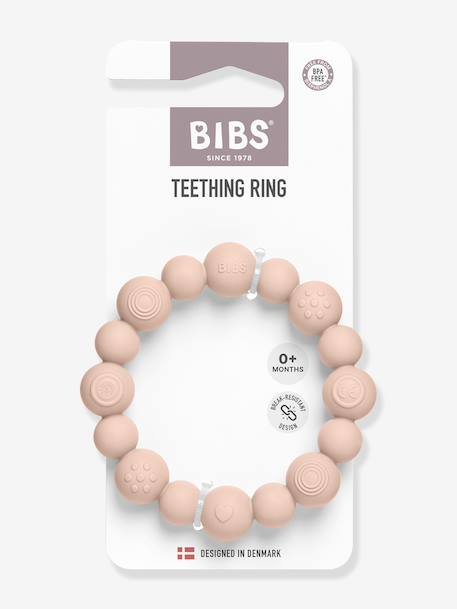 Anneau de dentition perles bleu ciel+bleu pétrole+blush+vert sauge - vertbaudet enfant 