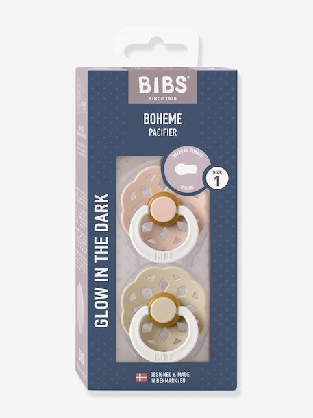BIBS Boheme fopspenen glow 2 stuks rouge - vertbaudet enfant 