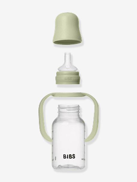 Biberon tasse d'apprentissage 150 ml écru+vert sauge - vertbaudet enfant 