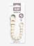 Attache-tétine perles beige+bleu pétrole+blush+écru+vert sauge - vertbaudet enfant 
