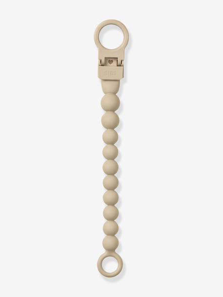 BIBS fopspeenkoord met kralen beige+ecru+petrolblauw+rouge+saliegroen - vertbaudet enfant 