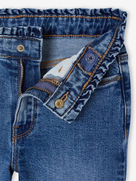 Slim jeans meisje lichtblauw+middenblauw - vertbaudet enfant 