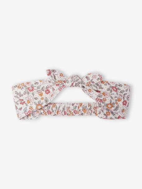 Babyset jurk + vestje + haarband oudroze+vanille - vertbaudet enfant 