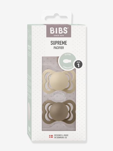 Lot 2 sucettes Supreme beige - vertbaudet enfant 