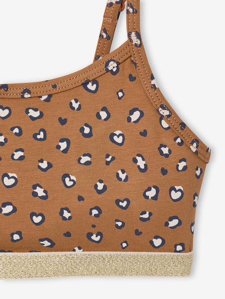 Set van 2 meisjesbralettes beige - vertbaudet enfant 