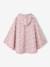 Cape de pluie LILIBETH à capuche fille imprimé fleuri rose pâle - vertbaudet enfant 