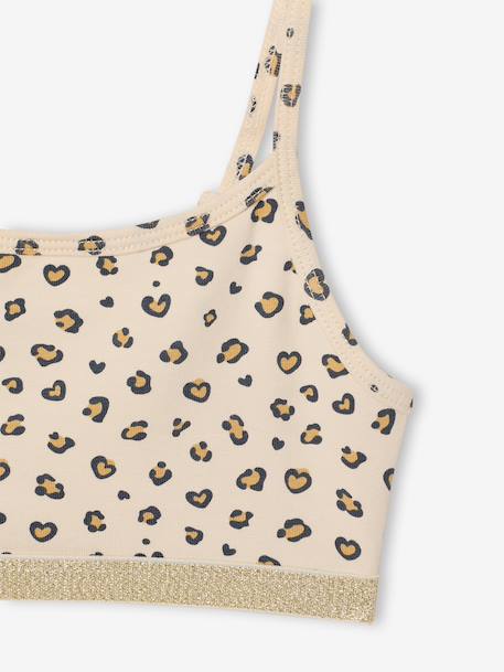 Set van 2 meisjesbralettes beige - vertbaudet enfant 