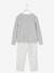 Pyjama fille velours masque de chat gris - vertbaudet enfant 
