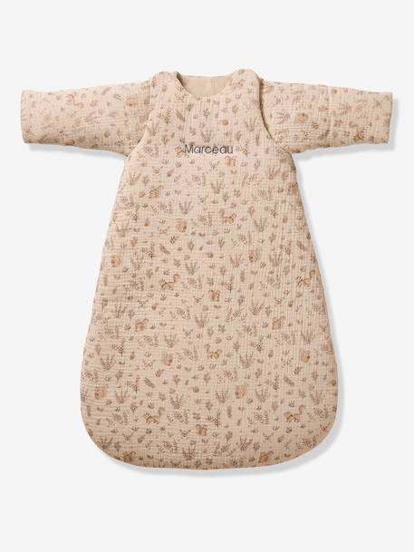 Gigoteuse en gaze de coton NUTTY ficelle - vertbaudet enfant 