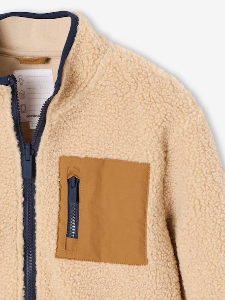 3-in-1 parka voor jongens leiblauw+pecannoot - vertbaudet enfant 