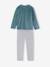 SNOOPY velours pyjama voor jongens blauwgroen - vertbaudet enfant 
