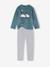SNOOPY velours pyjama voor jongens blauwgroen - vertbaudet enfant 
