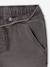 Pantalon jogger en denim effet molleton facile à enfiler garçon denim gris clair+stone - vertbaudet enfant 