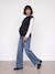 Pull de grossesse col volant marine - vertbaudet enfant 