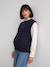 Pull de grossesse col volant marine - vertbaudet enfant 