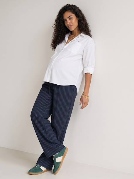 Pantalon de grossesse bandeau marine - vertbaudet enfant 