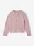 Gilet fille manches longues olive+rose pâle - vertbaudet enfant 