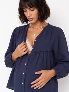 -Zwangerschaps- en voedingsblouse