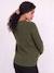 Pull grossesse et allaitement bordeaux+kaki - vertbaudet enfant 