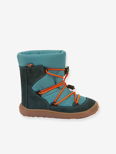 Bottes pieds nus enfants BAREFOOT TEX TRACK WOOL Froddo bleu+bleu pétrole+bordeaux+gris - vertbaudet enfant 