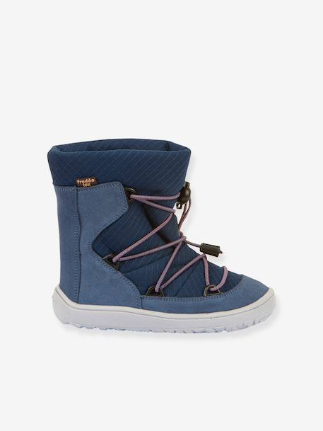 Bottes pieds nus enfants BAREFOOT TEX TRACK WOOL Froddo bleu+bleu pétrole+bordeaux+gris - vertbaudet enfant 