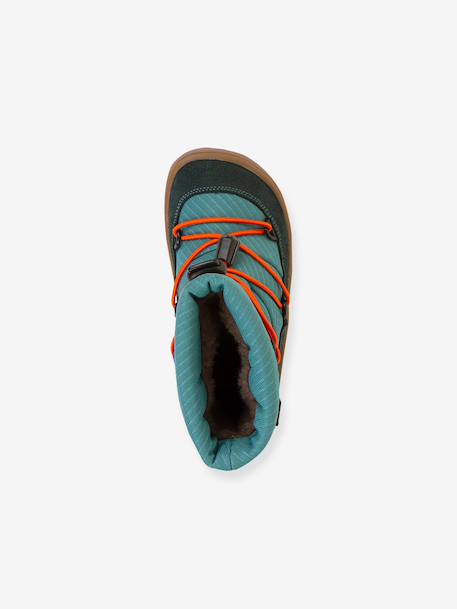 Barefoot laarzen kinderen BAREFOOT TEX TRACK WOOL Froddo blauw+grijs+petrolblauw - vertbaudet enfant 