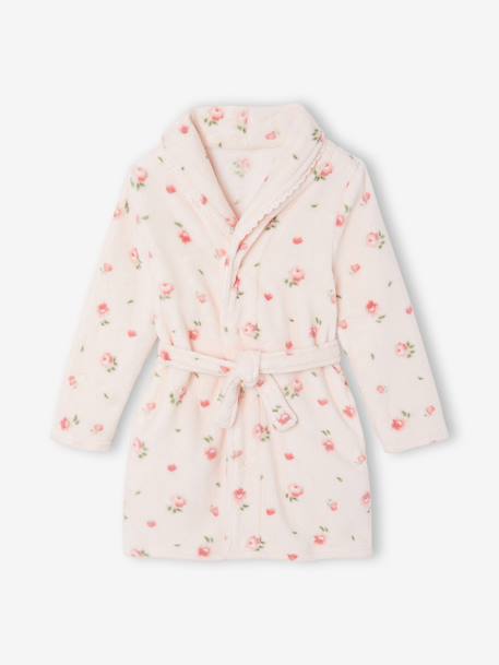 Robe de chambre enfant fille rose clair - vertbaudet enfant 