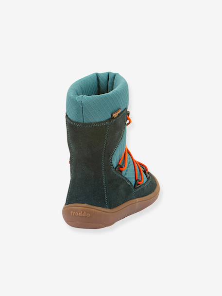 Bottes pieds nus enfants BAREFOOT TEX TRACK WOOL Froddo bleu+bleu pétrole+bordeaux+gris - vertbaudet enfant 