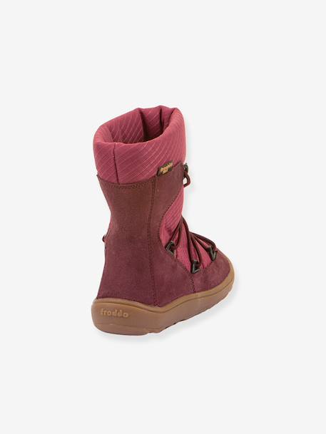 Bottes pieds nus enfants BAREFOOT TEX TRACK WOOL Froddo bleu+bleu pétrole+bordeaux+gris - vertbaudet enfant 
