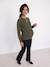 Zwangerschapsjeans slim flare zwart - vertbaudet enfant 