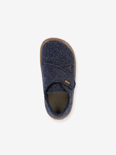 Chaussons barefoot enfants BAREFOOT WOOLY Froddo beige+bleu jean+bleu nuit+fuchsia+gris chiné+rose chiné+rouge+vert - vertbaudet enfant 