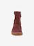 Blotevoetenlaarzen kinderen BAREFOOT TEX SUEDE Froddo bordeauxrood+goud+grijs+zwart - vertbaudet enfant 