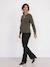 Zwangerschapsjeans slim flare zwart - vertbaudet enfant 
