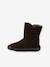 Bottes pieds nus enfants BAREFOOT TEX SUEDE Froddo bordeaux+gris+noir+or - vertbaudet enfant 