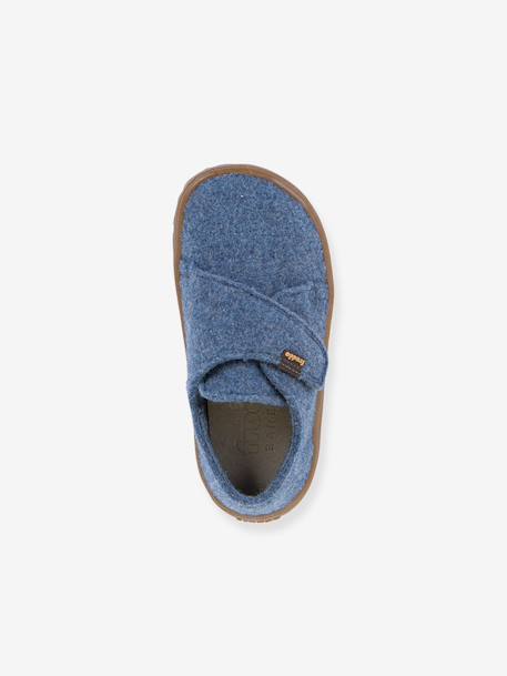 Chaussons barefoot enfants BAREFOOT WOOLY Froddo beige+bleu jean+bleu nuit+fuchsia+gris chiné+rose chiné+rouge+vert - vertbaudet enfant 