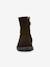 Bottes pieds nus enfants BAREFOOT TEX SUEDE Froddo bordeaux+gris+noir+or - vertbaudet enfant 