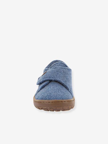 Barefoot sloffen voor kinderen BAREFOOT WOOLY Froddo beige+fuchsia+gemêleerd grijs+jeansblauw+nachtblauw+rose chiné+rouge+vert - vertbaudet enfant 