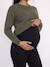 Zwangerschapsjeans slim flare zwart - vertbaudet enfant 