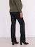Zwangerschapsjeans slim flare zwart - vertbaudet enfant 