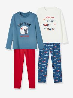 Garçon-Pyjama, surpyjama-Lot de 2 pyjamas garçon en jersey Racing team Oeko-Tex®