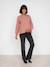 Blouse grossesse et allaitement en gaze coton biologique* bois de rose+vert sauge - vertbaudet enfant 