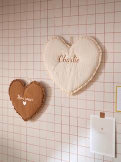 -Lot de 2 décos murales coeur