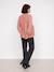 Blouse grossesse et allaitement en gaze coton biologique* bois de rose+vert sauge - vertbaudet enfant 