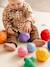 Set van 8 zintuiglijke ballen geel+meerkleurig - vertbaudet enfant 