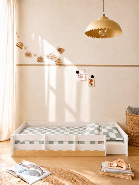 Evolutief kinderbed met opbergruimtes WAVY wit - vertbaudet enfant 