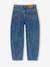 Jean balloon fille bleu moyen+denim bleached - vertbaudet enfant 