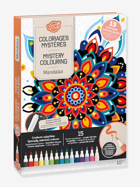 Mysteriekleuren mandala's BUKI meerkleurig - vertbaudet enfant 