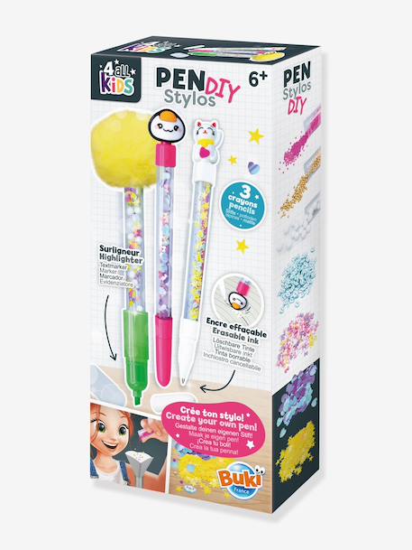 BUKI DIY kawaii pennen meerkleurig - vertbaudet enfant 