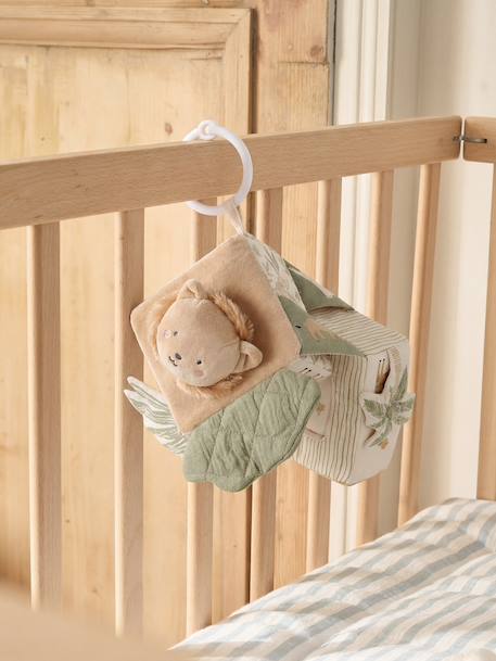 Cube d'activités à suspendre beige - vertbaudet enfant 