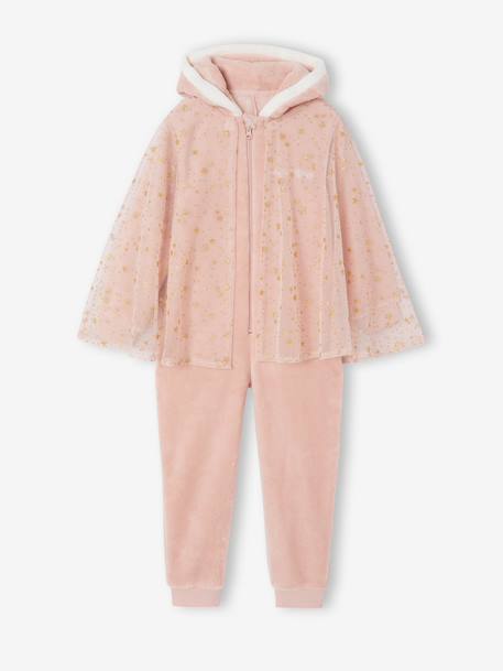 Prinsessenonesie meisje roze (poederkleur) - vertbaudet enfant 